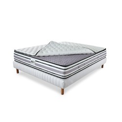 ENSEMBLE LE PLAZA LUXE - Matelas 1 Place + 1 Sommier